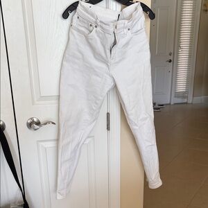 J. Crew Women's Bright White Skinny Jeans